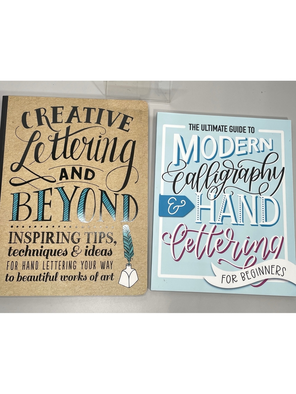 Creative Lettering and Beyond & Calligraphy & Hand Lettering 2 pc Book Set